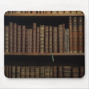 books covers bookcase old library mouse mat