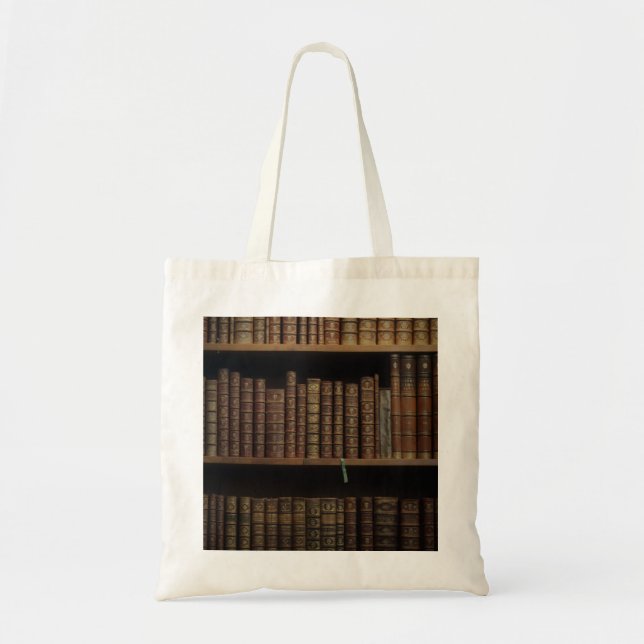 books covers bookcase old library tote bag (Front)