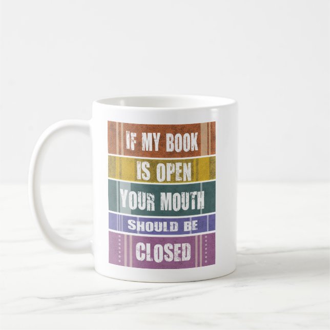 Books design Coffee Mug (Left)