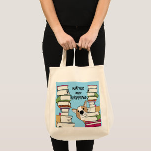 Books, Dogs & Writer Life Tote Bag