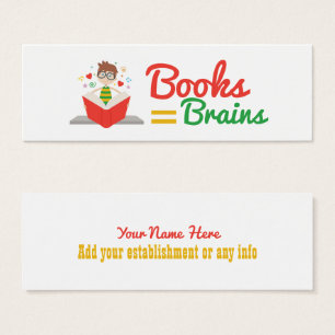 Books Equal Brains Bookmark