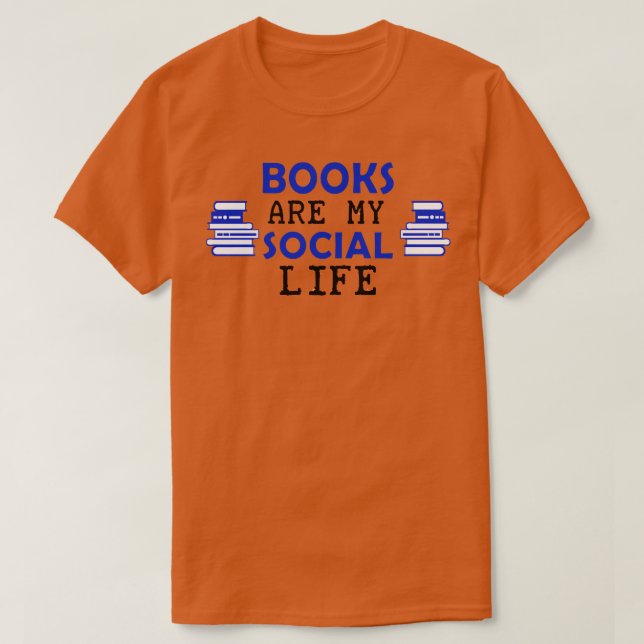 Books Face Mask T-Shirt (Design Front)