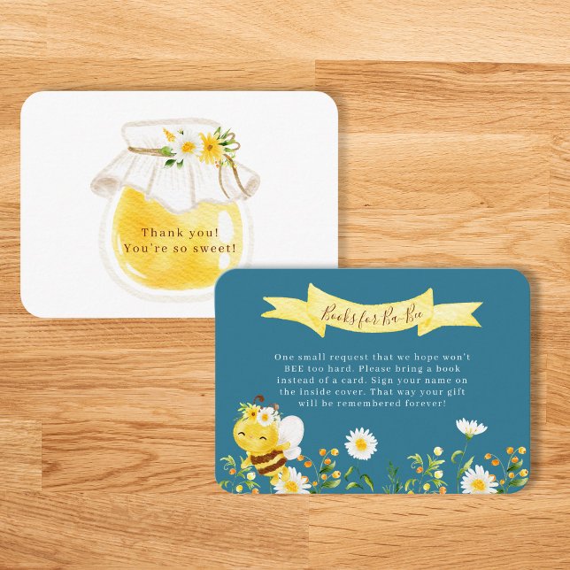 Books For Ba-Bee Invitation Enclosure Card (Creator Uploaded)