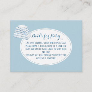 Books for Baby Baby Shower enclosure Card