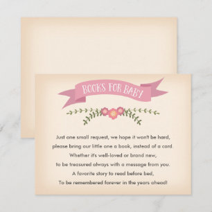 Books for baby - Baby Shower Game Card