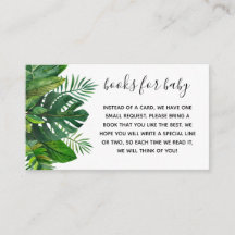 Books for Baby | Baby Shower Invitation Insert