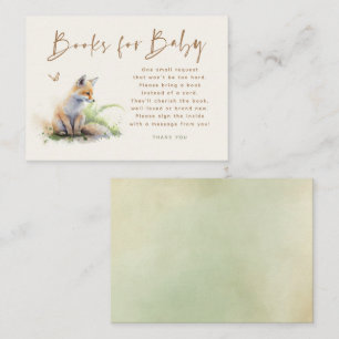 Books For Baby Baby Shower Request Card