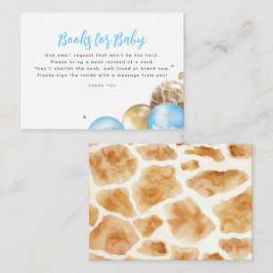 Books For Baby Baby Shower Request Card
