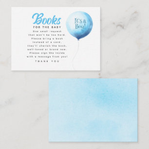 Books For Baby Baby Shower Request Card