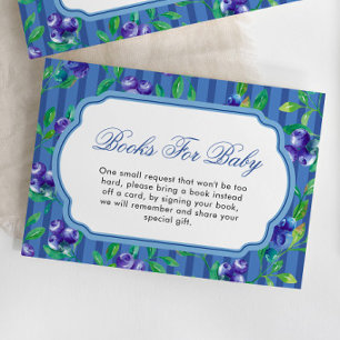 Books For Baby Berry Sweet Baby Shower Enclosure Card