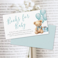 Books For Baby Blue Bear Baby Shower