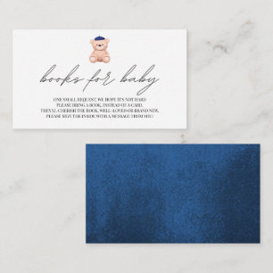 Books for Baby Bonjour Bebe French baby shower Enclosure Card