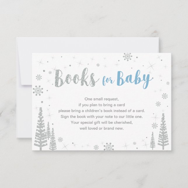 Books for Baby, Book Request, Baby Shower Activity Invitation (Front)