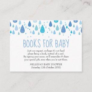 Books For Baby Book Request Baby Shower Enclosure Card