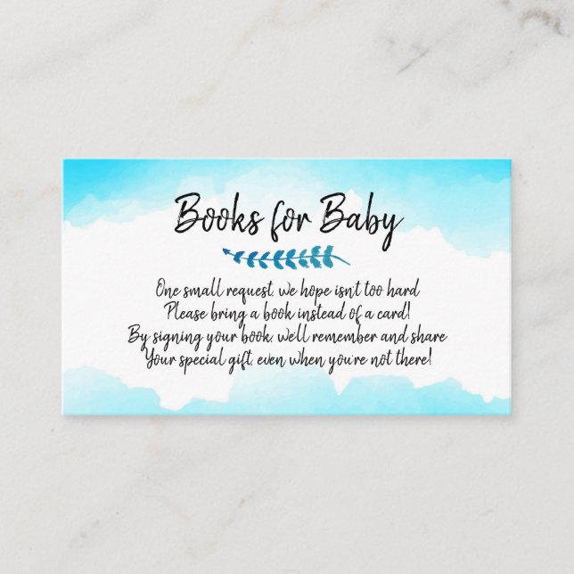Books For Baby Book Request Baby Shower Invitation (Front)