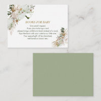 Books for Baby, Book Request, Boho Baby Shower Enc