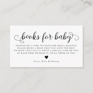 Books For Baby Book Request Card