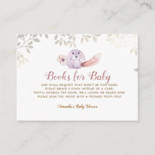 Books for Baby   Bring A Book Little Bunny Enclosure Card
