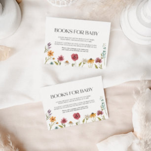 Books for Baby Card Floral