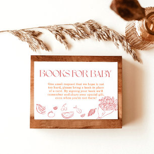 Books for Baby Card, Locally Grown Baby Shower Invitation