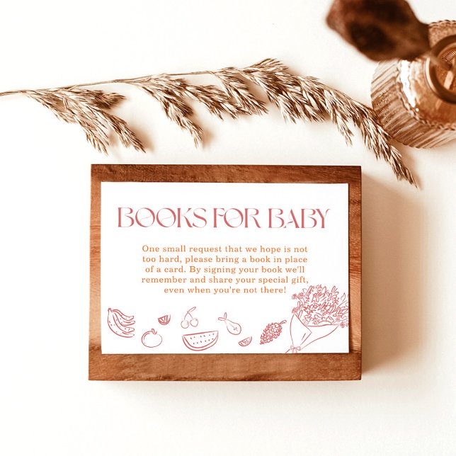 Books for Baby Card, Locally Grown Baby Shower Invitation (Creator Uploaded)