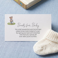 Books for Baby Cute Blue Bear Golfing