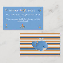Books for Baby Cute Nautical  Baby Shower