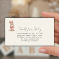 Books for Baby Cute Pink Bear Golfing