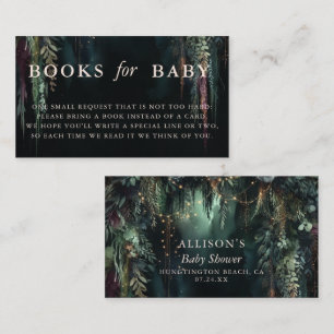 Books For Baby Enchanted Forest Fairytale Roses Enclosure Card