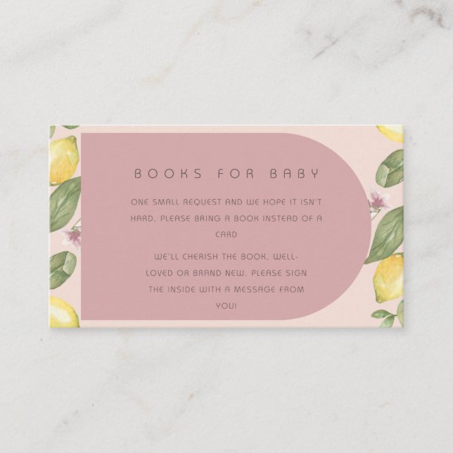 Books for Baby Enclosure Card (Front)