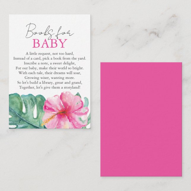 Books For Baby Enclosure Cards (Front/Back)