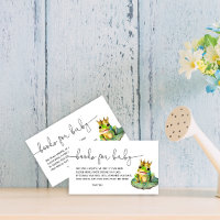 Books for Baby Frog Prince Baby Shower