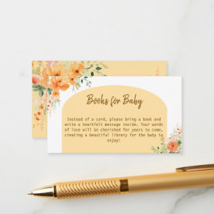 Books for Baby – Heartfelt Baby Shower Enclosure Card