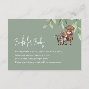 Books for Baby Holy Cow Farm Animal Green Enclosure Card