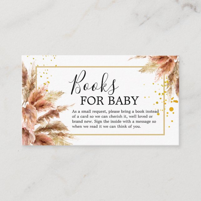 Books for Baby Insert Card (Front)