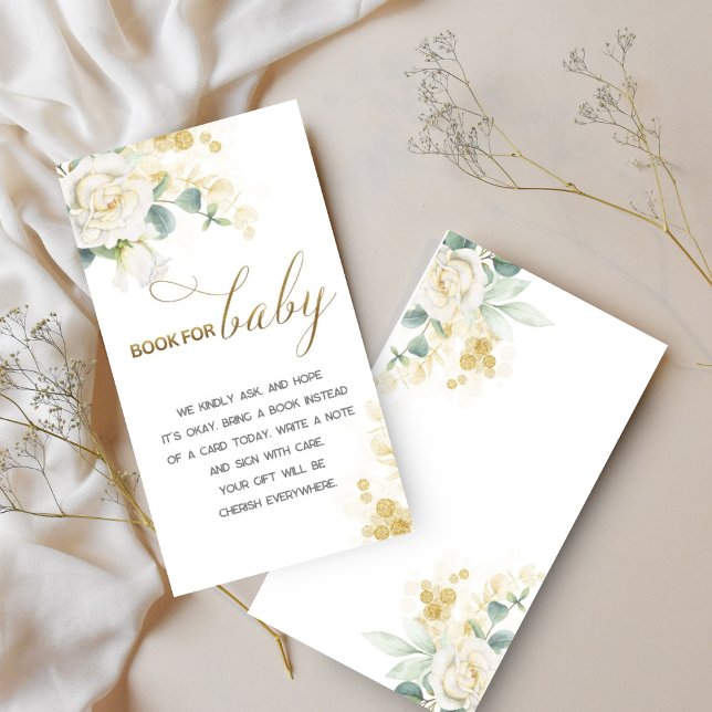 Books for Baby Insert Card -  It’s A Boy Gold  (Creator Uploaded)