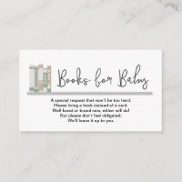 Books for Baby instead of Card Gender Neutral