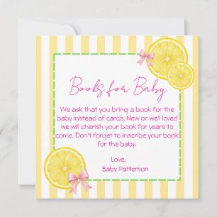 Books for Baby Lemon-Themed Thank You Card