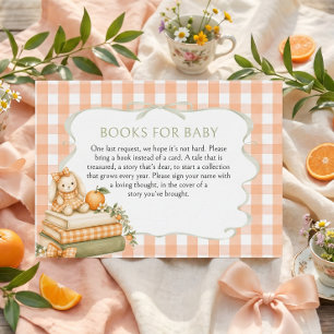 Books for Baby Little Cutie Baby Shower Enclosure Card