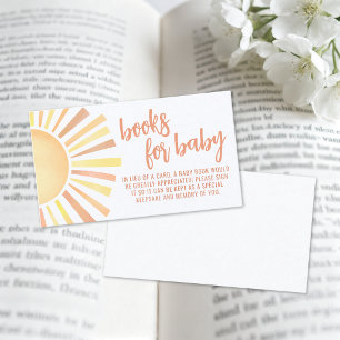 Books For Baby Little Ray Of Sunshine Baby Shower Enclosure Card