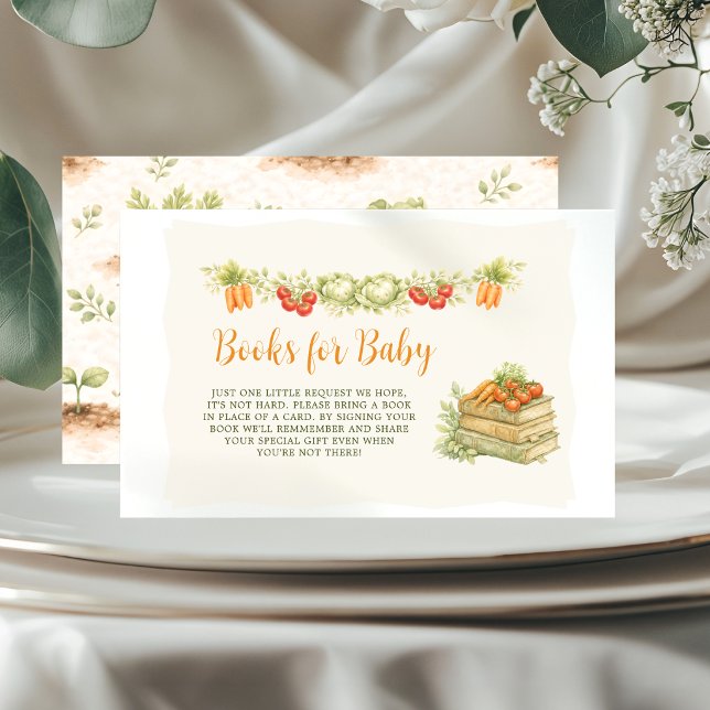 Books for Baby locally grown vegetable Garden  Enclosure Card (Creator Uploaded)