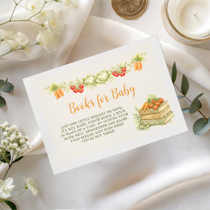 Books for Baby locally grown vegetable Garden Enclosure Card