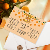 Books for Baby Orange You Ready Citrus Baby Shower