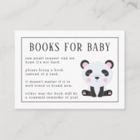 Books for Baby Panda Baby Shower