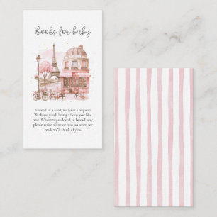 Books For Baby Paris Cafe Patisserie Enclosure Card
