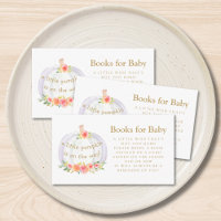 Books for Baby Pumpkin Fall Baby Shower