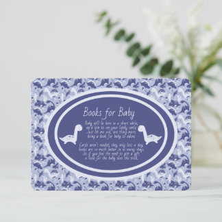 Books for Baby Purple Dinosaurs Enclosure Card