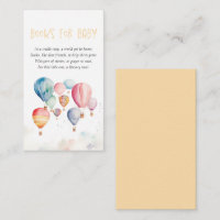 Books for baby request enclosure card