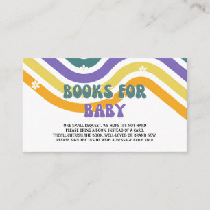 Books for Baby Retro Vinyl Record Rocks Funky 80s  Enclosure Card