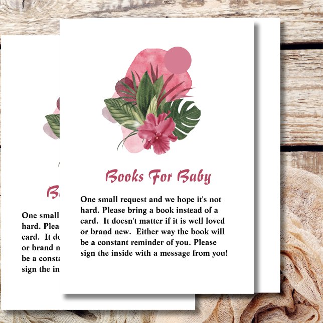 Books for baby shower game bubbly and brunch enclosure card (Creator Uploaded)